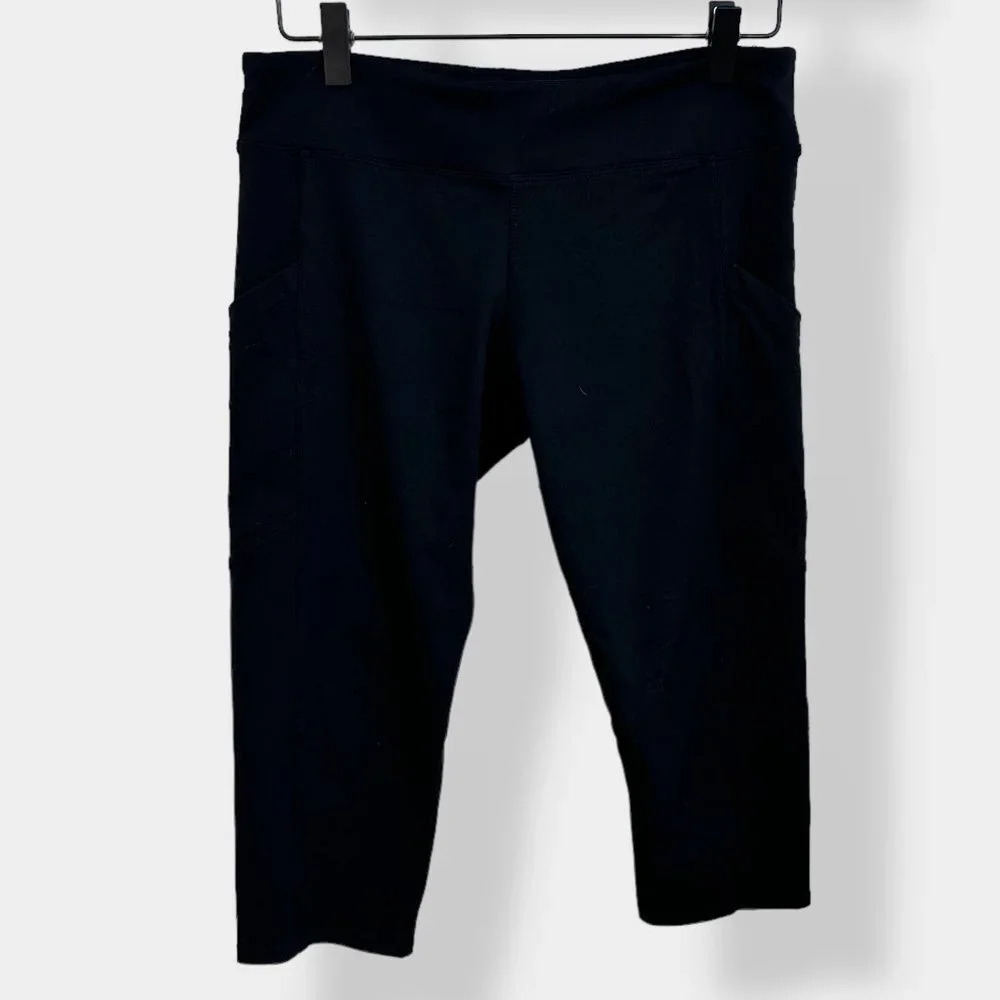Baleaf‎ Black Crop Legging L